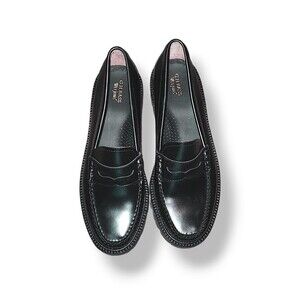 G.H. Bass & Co. Shiny Black Penny Loafers